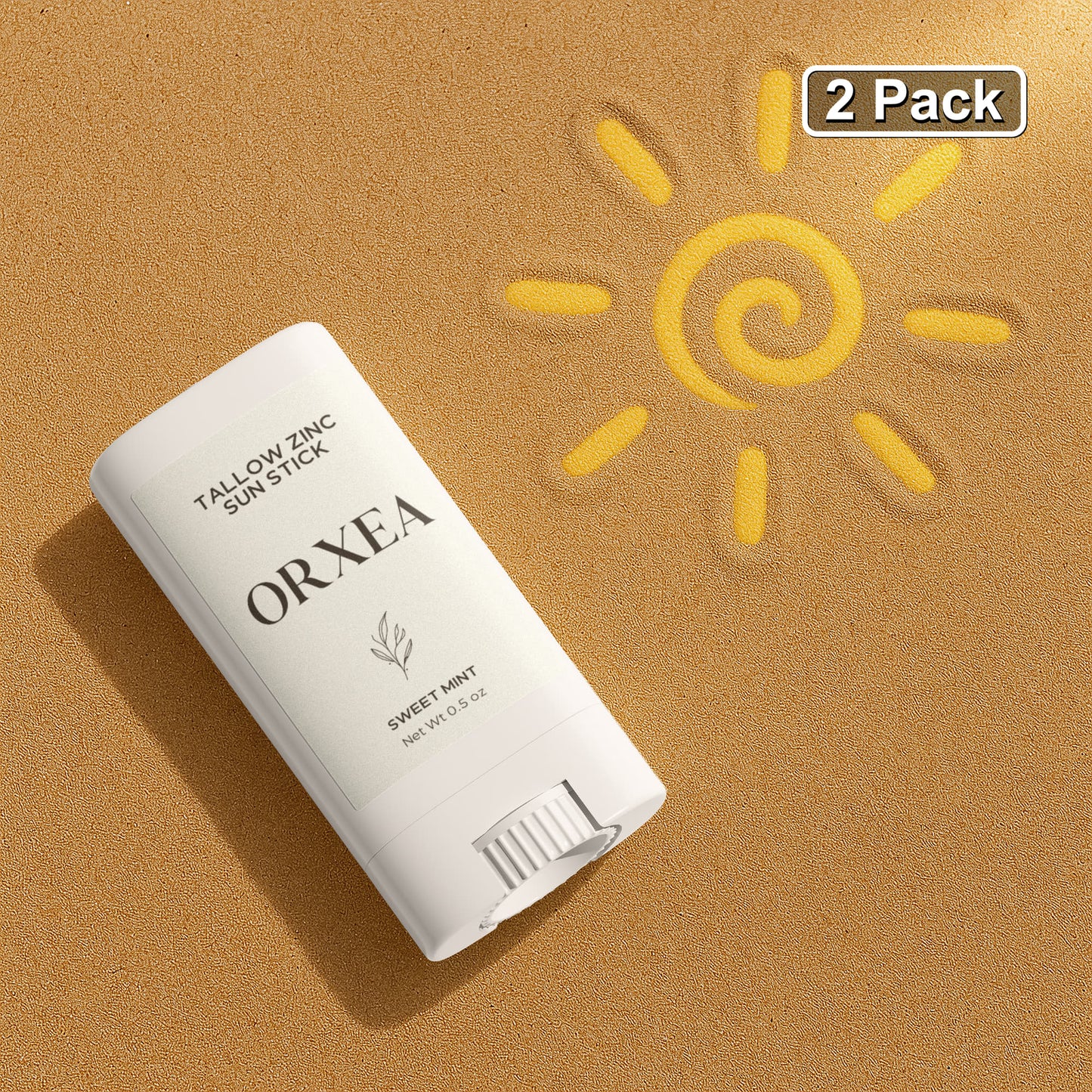 2 Pack Tallow Zinc Sun Stick