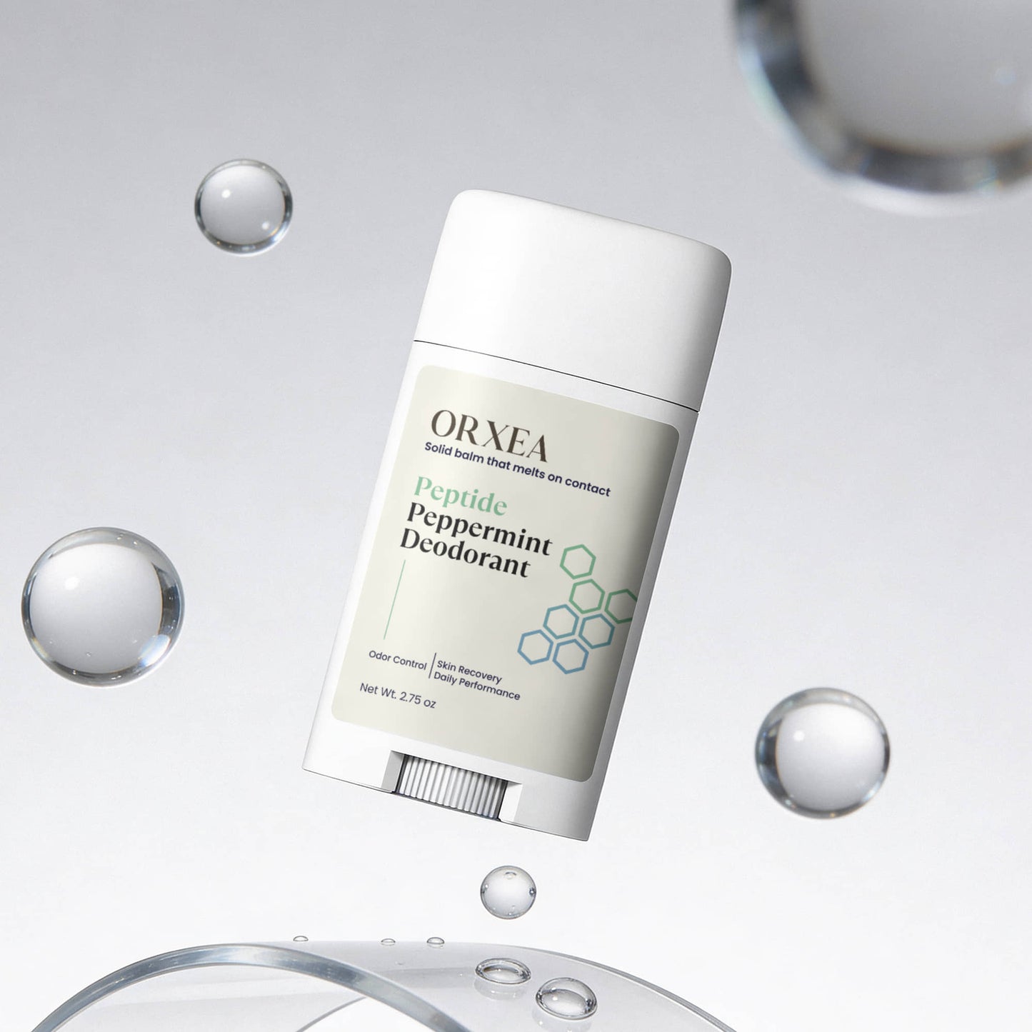 2 Pack Peptide Peppermint Deodorant
