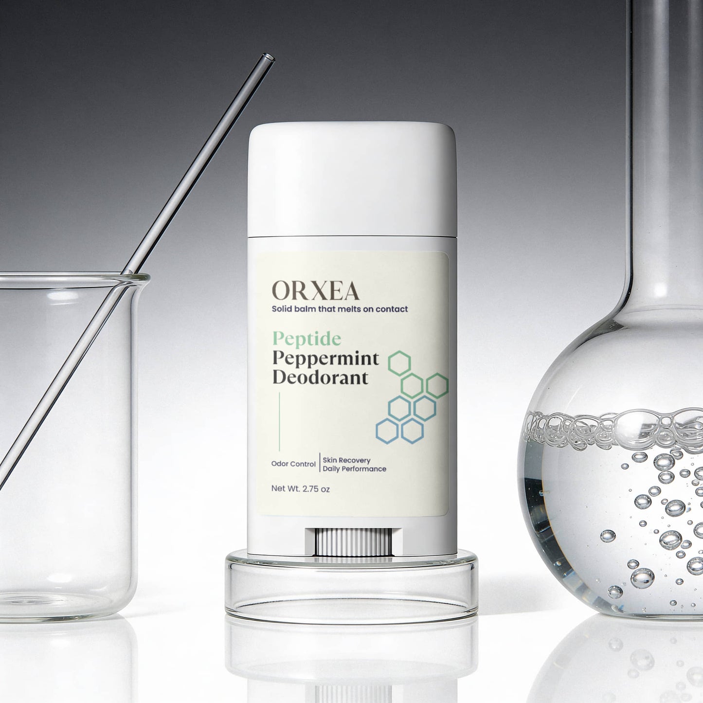 2 Pack Peptide Peppermint Deodorant